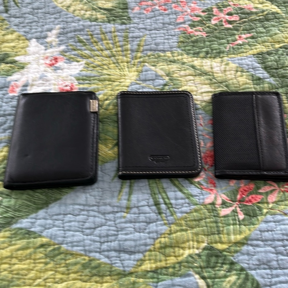 Coach, Travelon, and Mundi wallets